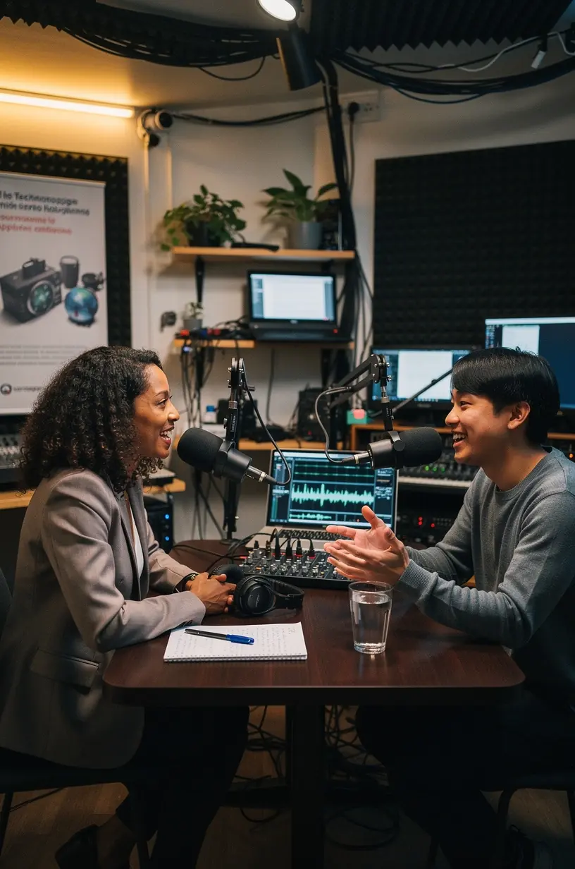 Virtual reality training simulation in action.