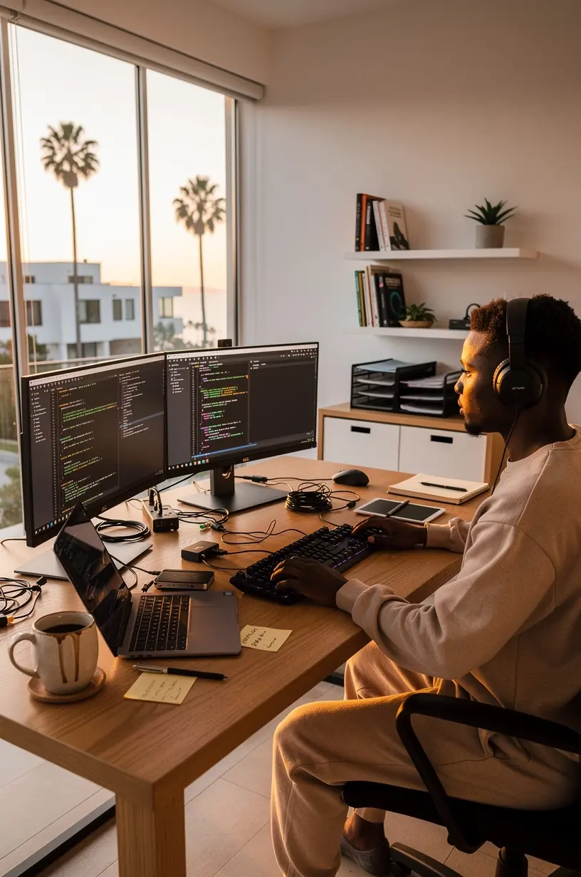 Modern office environment