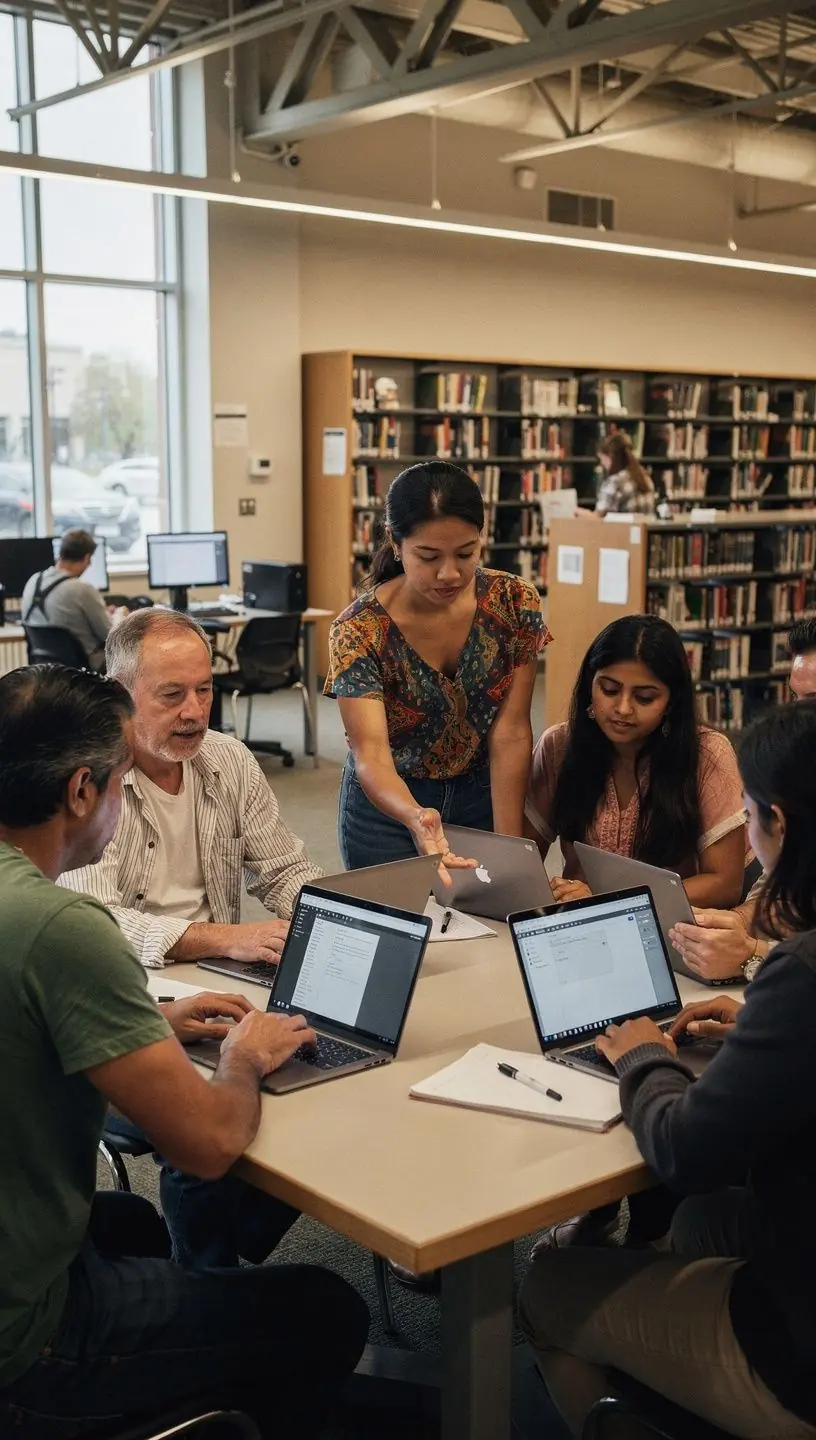 Professional business solutions illustration